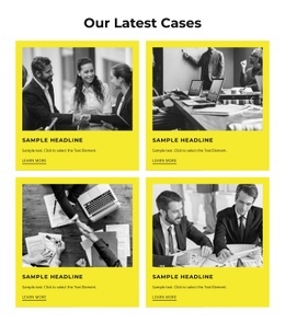 Site Design For Our Latest Cases