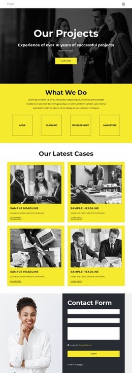 Our consulting success stories - Html Code Example by Nicepage