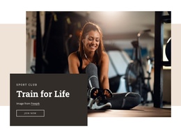 Train For Life - One Page Bootstrap Template