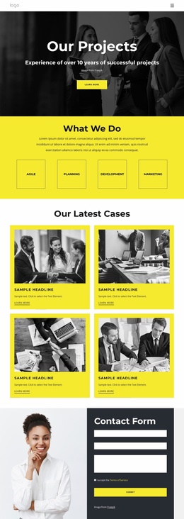 Our Consulting Success Stories - Landing Page