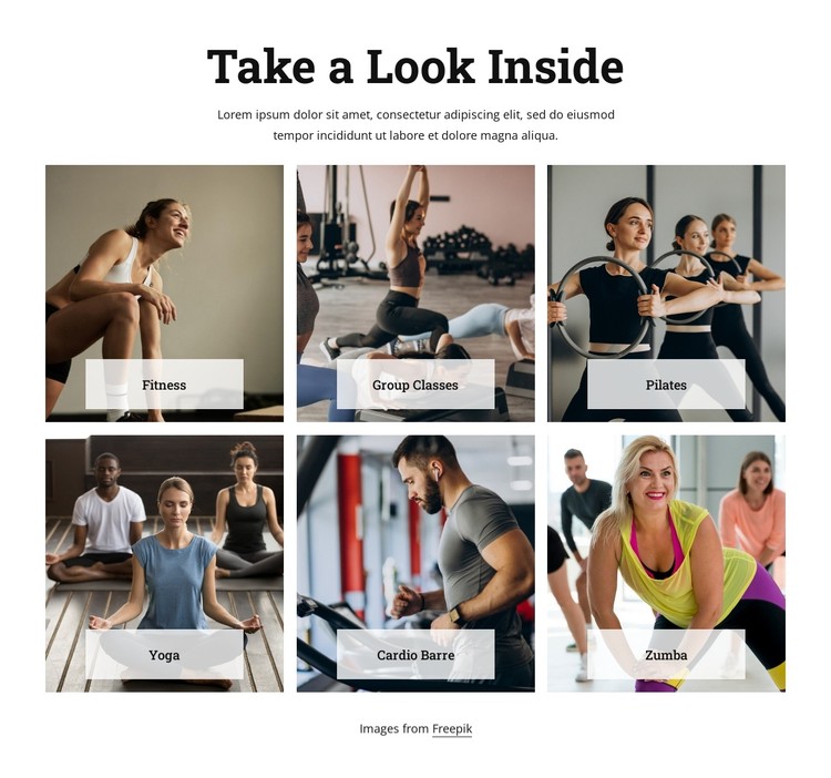 Achieve your fitness goals with us CSS Template