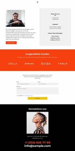 Exklusive HTML5-Vorlage Für Werden Sie Teil Von Uns