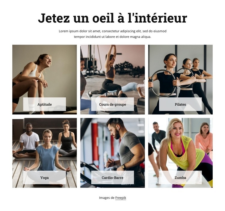 Atteignez vos objectifs de remise en forme avec nous Conception de site Web