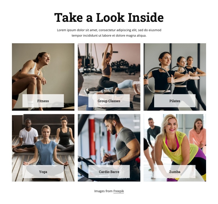Achieve your fitness goals with us HTML5 Template