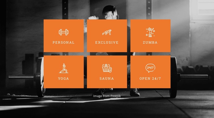 Elevate your workout experience HTML5 Template