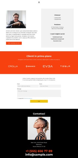 Pagina Dei Contatti