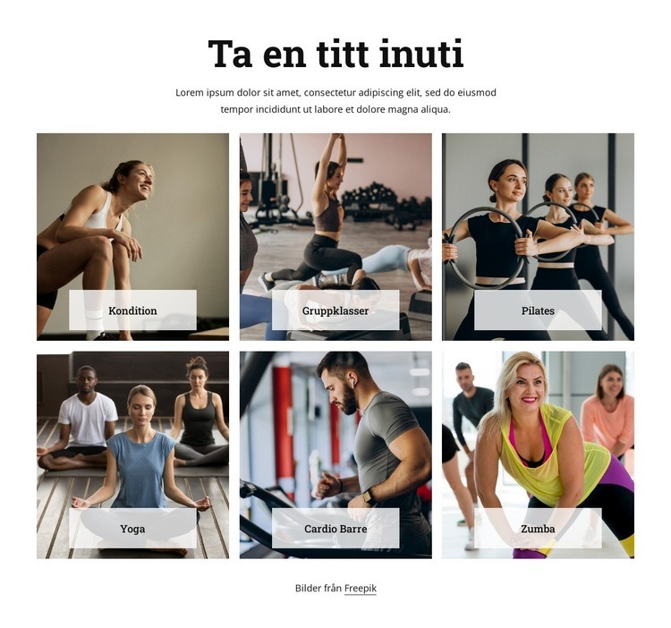 Nå dina träningsmål med oss WordPress -tema