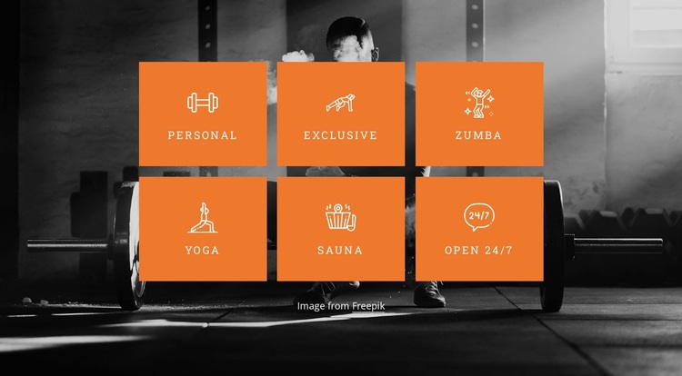 Elevate your workout experience Website Design