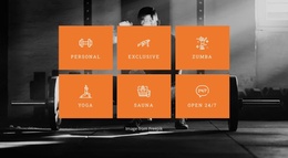 Elevate Your Workout Experience Website Template