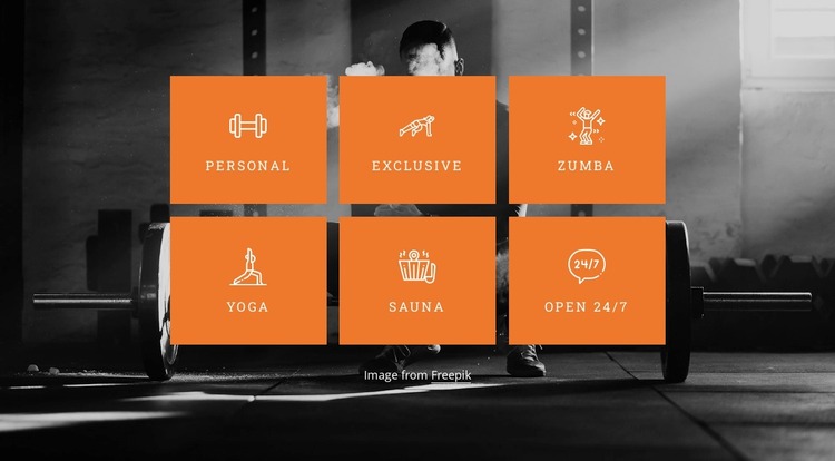 Elevate your workout experience WordPress Website Builder