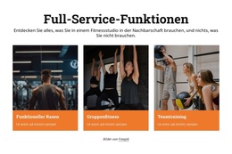 Fitnessdienstleistungen WordPress-Hosting