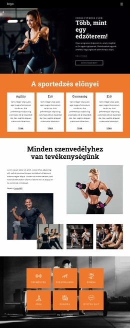 Csatlakozzon Fitneszrajongók Közösségéhez - Reszponzív Weboldal Tervezés