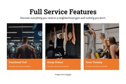 Fitness Services Google Fonts