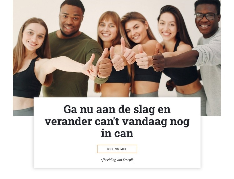 Uw toegangspoort tot gezondheid Website Builder-sjablonen