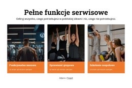Usługi Fitness Szablony Witryn