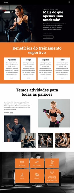 Junte-Se À Nossa Comunidade De Entusiastas Do Fitness - Modelo De Site Joomla