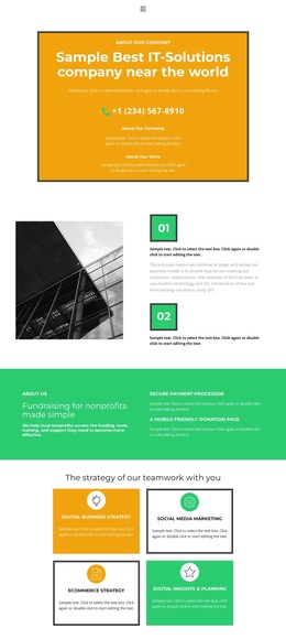 We Give Guarantees - Customizable Professional HTML5 Template