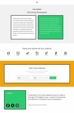 We Are Close To You - Website Builder Template