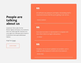Testimonials In Grid Cell CSS Template