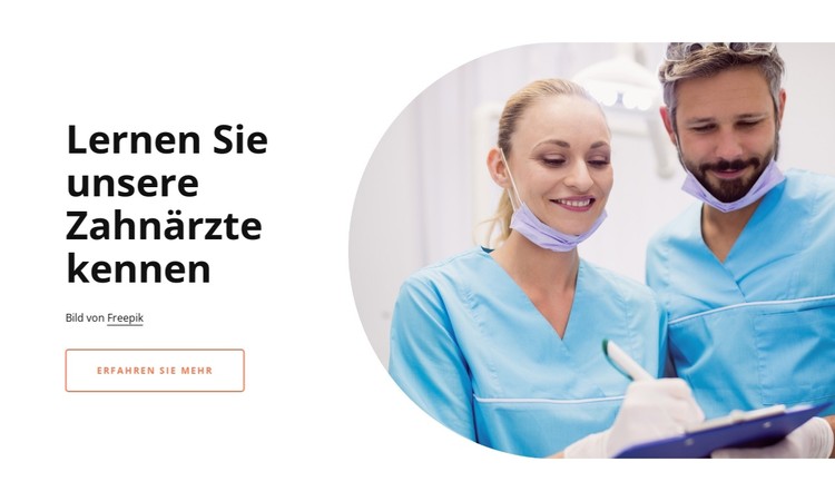 Lernen Sie unsere Zahnärzte kennen CSS-Vorlage