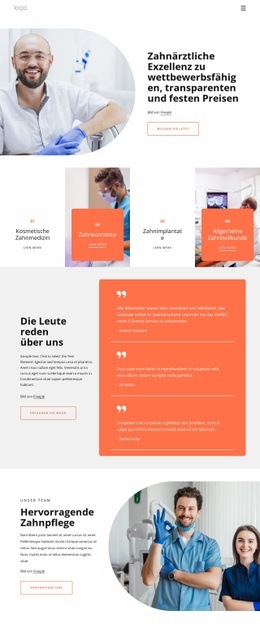 Zahnmedizinische Exzellenz - HTML Writer