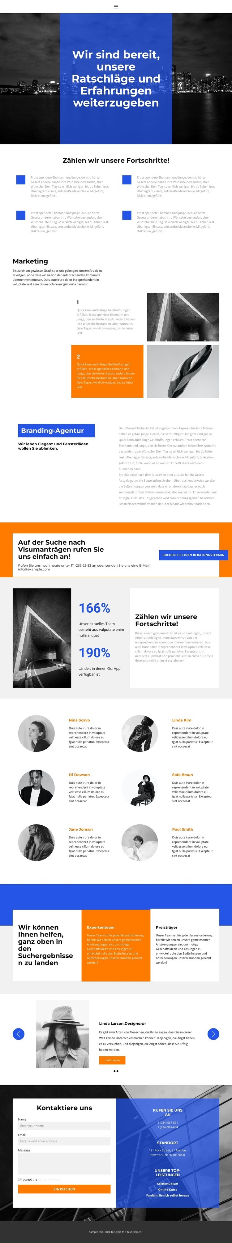 Brauchen Sie einen Rat? Website design