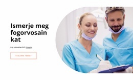 Ismerje Meg Fogorvosainkat - Sablonok Webhelytervezés