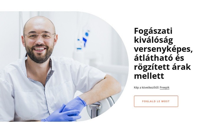 Átalakító mosolyok Weboldal sablon