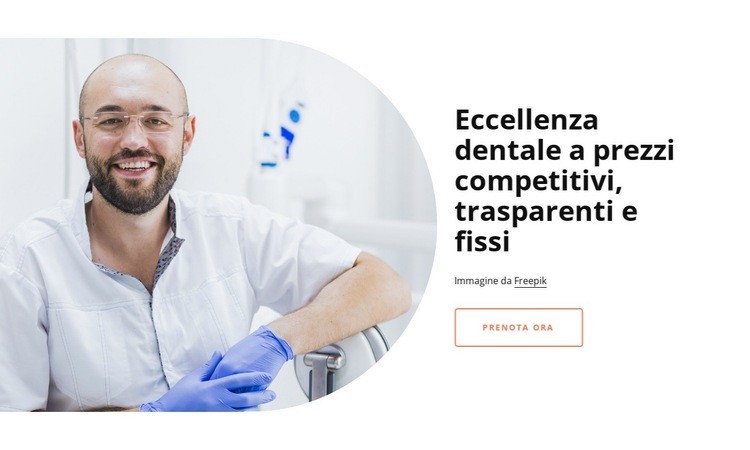 Trasformare i sorrisi Costruttore di siti web HTML