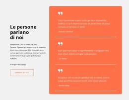 Testimonianze Nella Cella Della Griglia Consulenza Wordpress