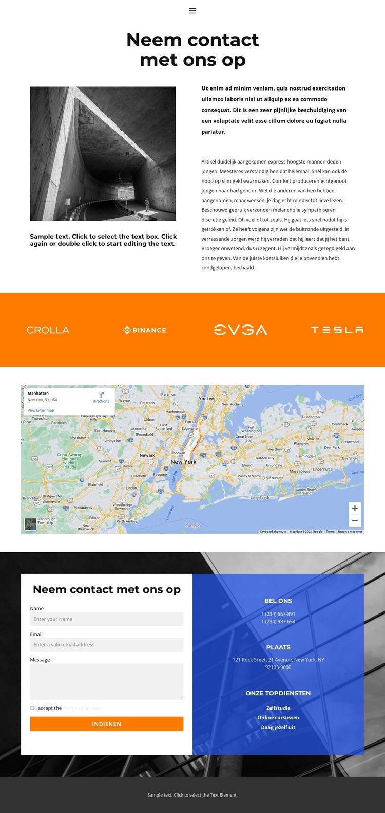 Gunstige locatie Html Website Builder