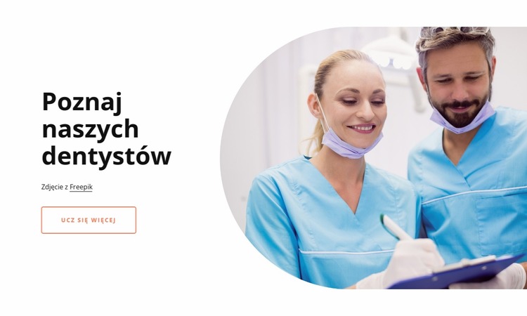 Poznaj naszych dentystów Szablon Joomla