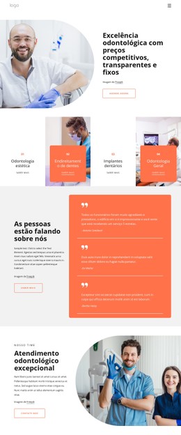 Excelência Odontológica Modelo CSS Básico