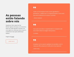 Depoimentos Na Célula Da Grade Revista Joomla