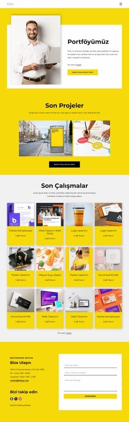 Fikirlerinizi Gerçeğe Dönüştürmek - HTML5 Sayfa Şablonu