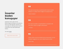 Izgara Hücresindeki Referanslar Bootstrap HTML