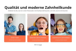 Benutzerdefinierte Schriftarten, Farben Und Grafiken Für Hochwertige Und Moderne Zahnmedizin