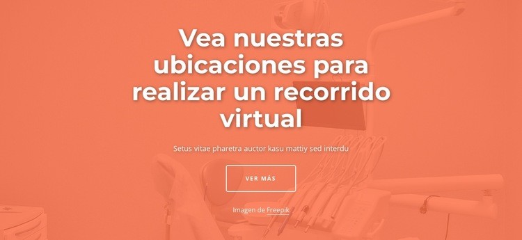 Vea nuestras ubicaciones para realizar un recorrido virtual Plantillas de creación de sitios web