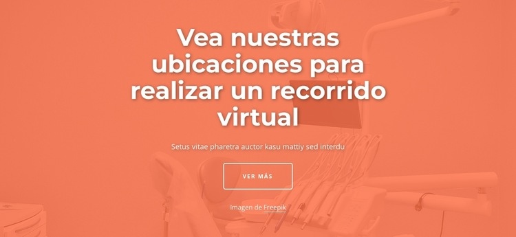 Vea nuestras ubicaciones para realizar un recorrido virtual Diseño de páginas web