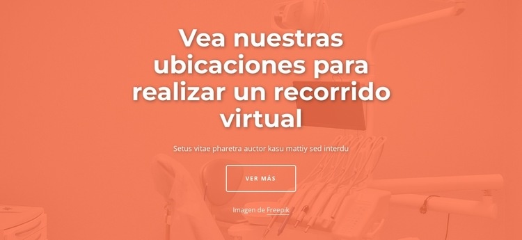 Vea nuestras ubicaciones para realizar un recorrido virtual Plantilla