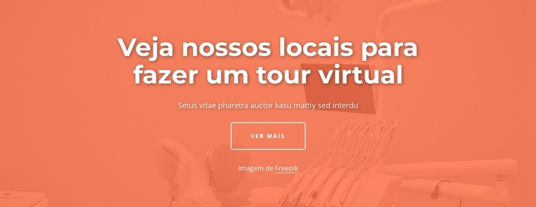 Veja nossos locais para fazer um tour virtual Tema WordPress