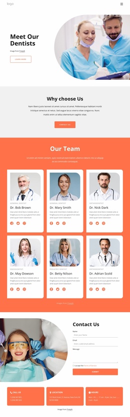 Highly-Qualified Dentists - Simple Website Template