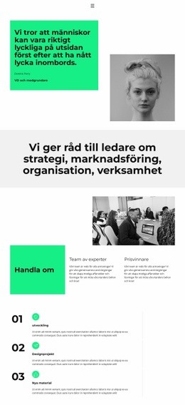 Vi Arbetar I Nära Samarbete - Anpassningsbart Professionellt WordPress-Tema