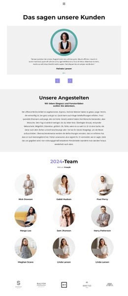 Fantastische HTML5-Vorlage Für Unsere Spezialisten Sind Die Besten