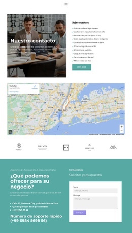 Diseño Web Gratuito Para Encuéntrame En Una De Las Oficinas.