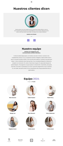 Nuestros Especialistas Son Los Mejores.: Plantilla HTML Sencilla