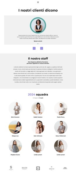 I Nostri Specialisti Sono I Migliori - HTML Website Builder