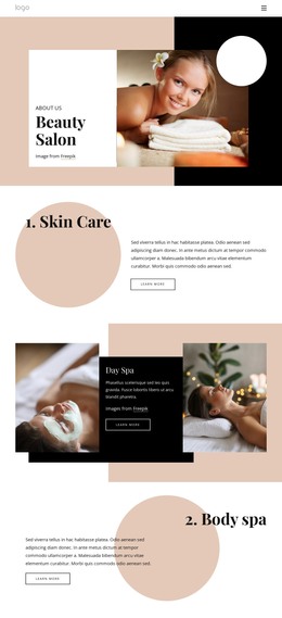 New Wellness Experiences - Site Template