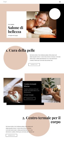 Nuove Esperienze Di Benessere - Modello Per La Creazione Di Siti Web