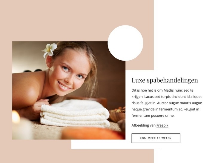 Holistische behandelingen HTML5-sjabloon